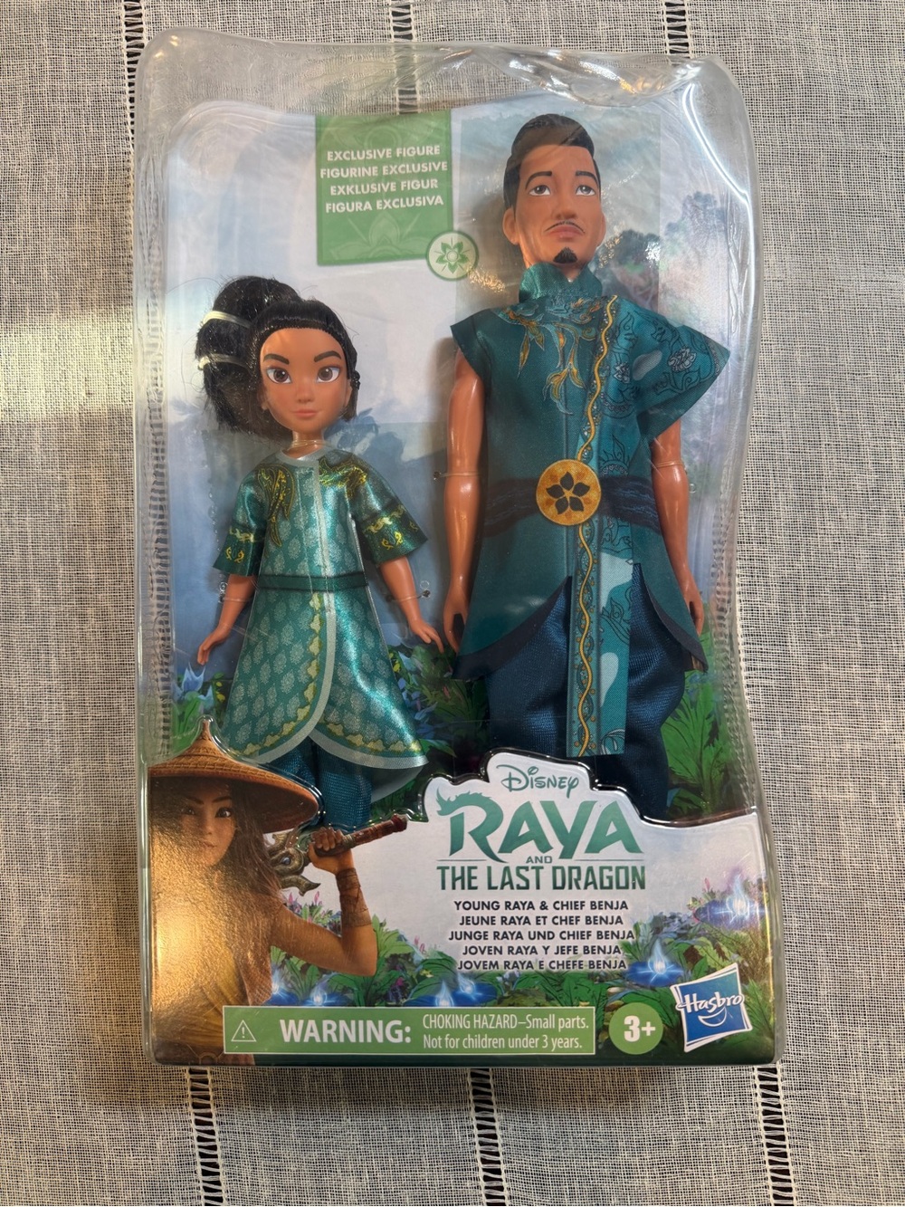Disney Raya and the Last Dragon Young Raya & Chief Benja Doll Set - Teal
